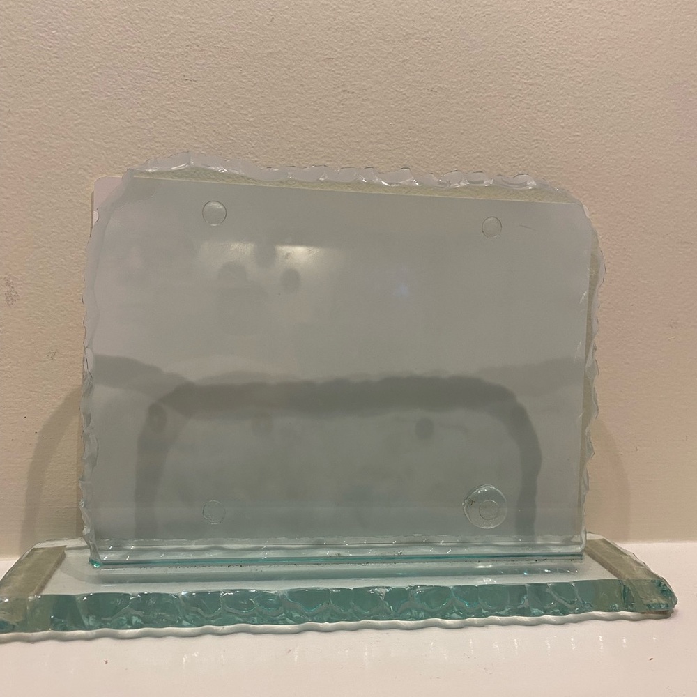 Blank sublimation clear glass plaque created to personalize awards & keepsakes